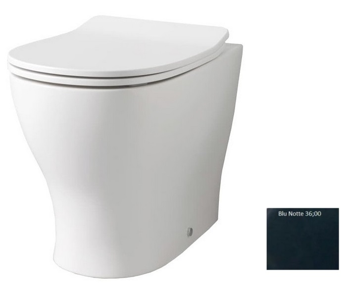Унітаз для підлоги ArtCeram Ten 36х52 см кераміка темно-синій TEV002 36;00