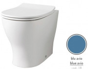 Унитаз напольный ArtCeram Ten 36х52 см керамика синий TEV002 38;00