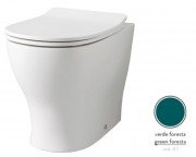 Унітаз для підлоги ArtCeram Ten 36х52 см кераміка зелений TEV002 43;00