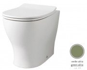 Унитаз напольный ArtCeram Ten 36х52 см керамика зеленый шалфей TEV002 44;00