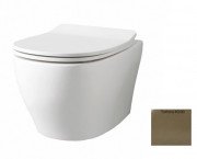 Унітаз підвісний ArtCeram Ten 4.0 безободковий 36х52 см кераміка світло-коричневий TEV006 40;00