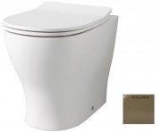 Унітаз для підлоги ArtCeram Ten 4.0 безободковий 36х52 см кераміка світло-коричневий TEV007 40;00