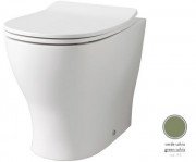 Унитаз напольный ArtCeram Ten 4.0 безободковый 36х52 см керамика зеленый шалфей TEV007 44;00