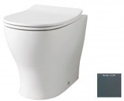 Унитаз напольный ArtCeram Ten 36х52 см керамика серо-синий (denim) TEV002 37;00