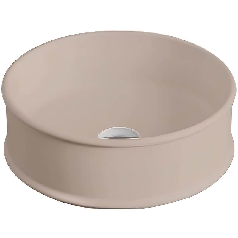 Раковина для ванної кімнати ArtCeram Atelier Ø 44 см кераміка бежевий ATL001 41;00