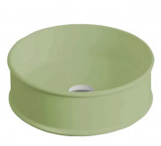 Раковина для ванної ArtCeram Atelier Ø 44 см кераміка зелена шавлія ATL001 44;00