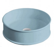 Раковина для ванной ArtCeram Atelier Ø 44 см керамика голубой ATL001 32;00