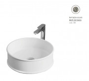 Раковина для ванної кімнати ArtCeram Atelier Ø 44 см кераміка terrazo scuro terrazo scuro ATL001 88;00