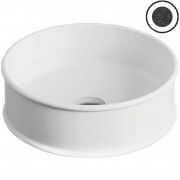 Раковина для ванной ArtCeram Atelier Ø 44 см керамика базальт ATL001 98;00