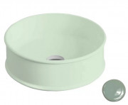 Раковина для ванної кімнати ArtCeram Atelier Ø 44 см кераміка світло-зелений ATL001 35;00