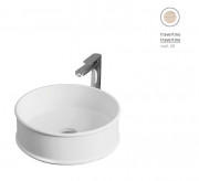 Раковина для ванної ArtCeram Atelier Ø 44 см кераміка травертин ATL001 45;00