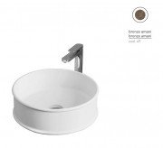 Раковина для ванной ArtCeram Atelier Ø 44 см керамика bronze amani ATL001 49;00