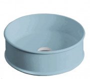 Раковина для ванной ArtCeram Atelier Ø 44 см керамика голубой ATL001 32;00