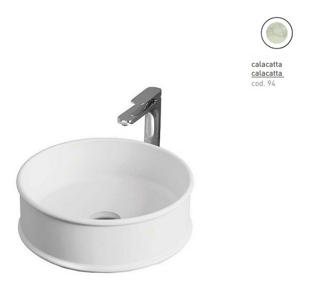 Раковина для ванної кімнати ArtCeram Atelier Ø 44 см кераміка calacatta ATL001 94;00