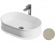 Раковина для ванной ArtCeram Atelier 60х40 см керамика шампань ATL002 02;00