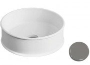 Раковина для ванної ArtCeram Atelier Ø 44 см кераміка сірий ATL001 34;00