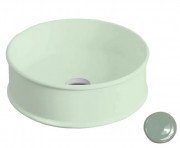 Раковина для ванной ArtCeram Atelier Ø 44 см керамика светло-зеленый ATL001 35;00