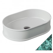 Раковина для ванної ArtCeram Atelier 60х40 см кераміка verde issogne ATL002 50;00