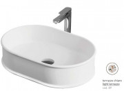 Раковина для ванної ArtCeram Atelier 60х40 см кераміка terrazo chiaro ATL002 89;00