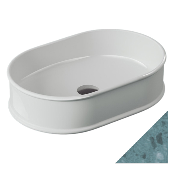 Раковина для ванной ArtCeram Atelier 60х40 см керамика nuvola ATL002 96;00