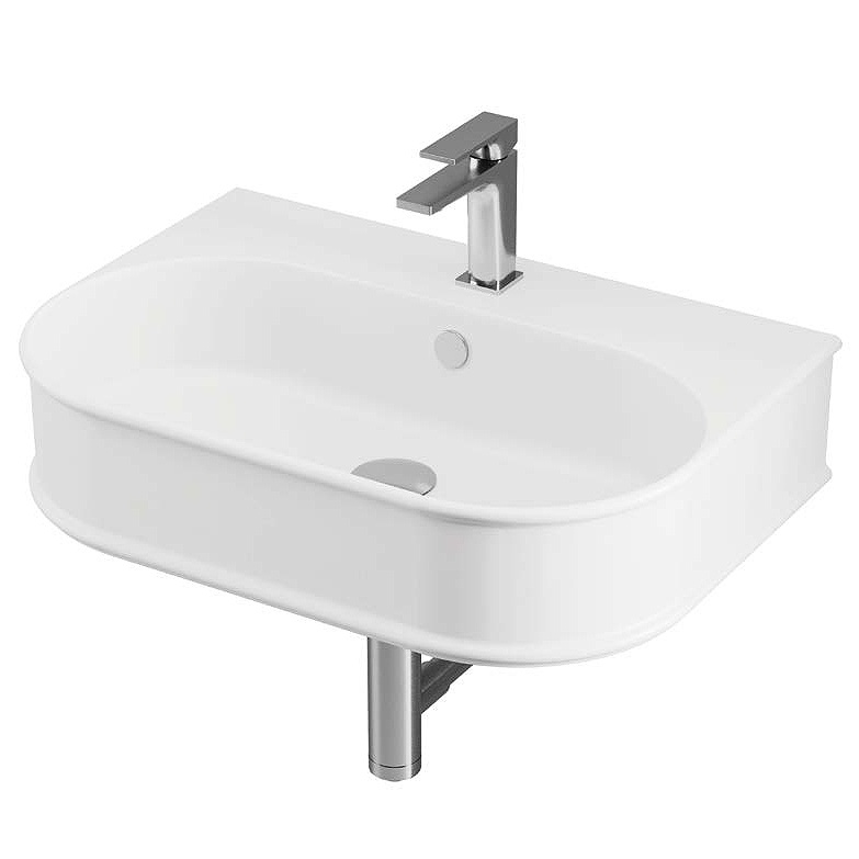 Раковина для ванной ArtCeram Atelier 65х45 см керамика матовый белый ATL003 05;00