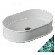 Раковина для ванної ArtCeram Atelier 60х40 см кераміка verde issogne ATL002 50;00