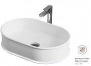 Раковина для ванної ArtCeram Atelier 60х40 см кераміка terrazo chiaro ATL002 89;00