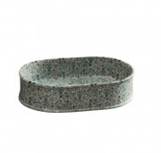 Раковина для ванної ArtCeram Atelier 60х40 см кераміка terrazo scuro ATL002 88;00