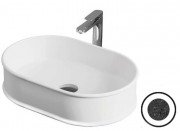 Раковина для ванної ArtCeram Atelier 60х40 см кераміка базальт ATL002 98;00