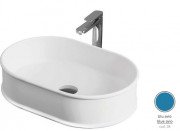 Раковина для ванной ArtCeram Atelier 60х40 см керамика синий ATL002 38;00