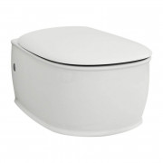 Унитаз подвесной ArtCeram Atelier безободковый 37,5х52,5 см керамика белый ATV001 01;00