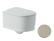 Унитаз подвесной ArtCeram Atelier безободковый 37,5х52,5 см керамика шампань ATV001 02;00