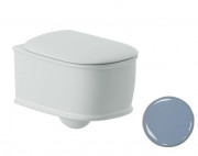 Унитаз подвесной ArtCeram Atelier безободковый 37,5х52,5 см керамика голубой ATV001 32;00