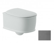 Унитаз подвесной ArtCeram Atelier безободковый 37,5х52,5 см керамика серо-синий ATV001 37;00