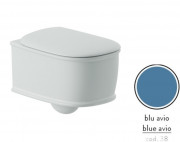 Унитаз подвесной ArtCeram Atelier безободковый 37,5х52,5 см керамика синий ATV001 38;00