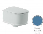 Унітаз підвісний ArtCeram Atelier безободковий 37,5х52,5 см кераміка синій ATV001 38;00