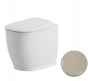 Унитаз напольный ArtCeram Atelier безободковый 37,5х52,5 см керамика шампань ATV002 02;00