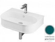 Раковина для ванной ArtCeram Atelier 65х45 см керамика зеленый ATL003 43;00