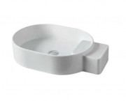 Раковина для ванной ArtCeram Cartesio 58х36 см без отверстия под смеситель керамика белый CAL001 01;99