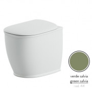 Унитаз напольный ArtCeram Atelier безободковый 37,5х52,5 см зеленый шалфей ATV002 44;00