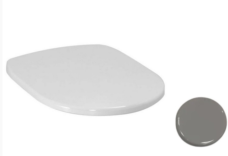 Сиденье с крышкой для унитаза ArtCeram Atelier/Azuley Soft-Close серый AZA001 34;71