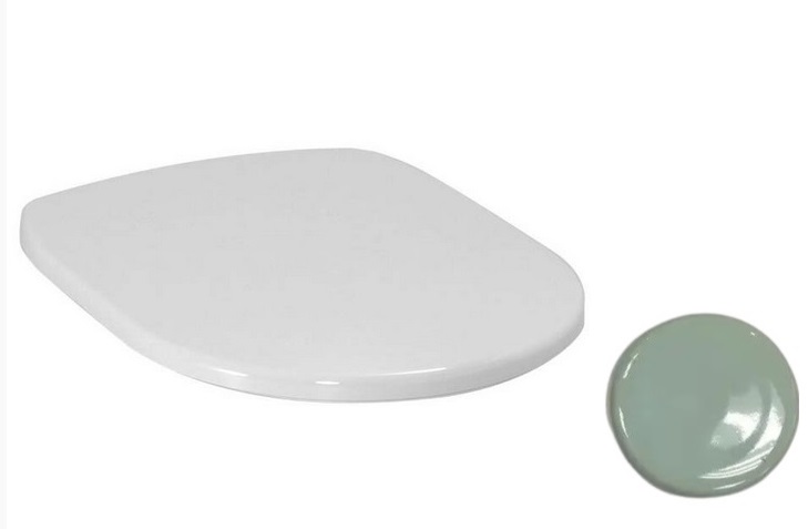 Сиденье с крышкой для унитаза ArtCeram Atelier/Azuley Soft-Close светло-зеленый AZA001 35;71
