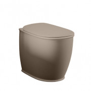 Унитаз напольный ArtCeram Atelier безободковый 37,5х52,5 см керамика бежевый ATV002 41;00