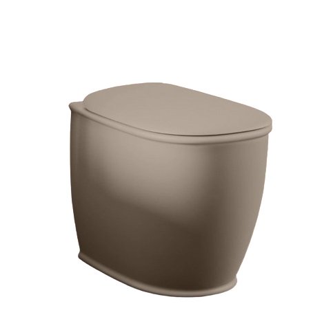 Унітаз для підлоги ArtCeram Atelier безободковий 37,5х52,5 см кераміка бежевий ATV002 41;00