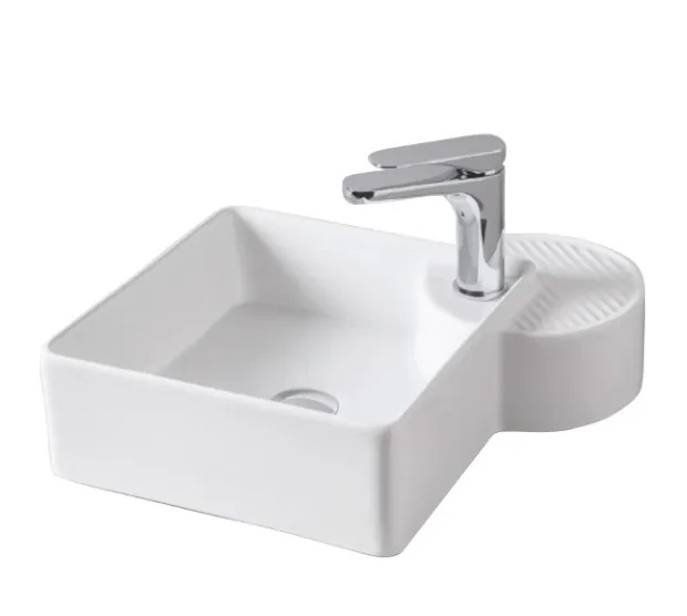 Раковина для ванной ArtCeram Cartesio 44х44 см с отверстием под смеситель керамика белый CAL003 01;00