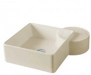 Раковина для ванної ArtCeram Cartesio 44х44 см без отвору під змішувач кераміка шампань CAL003 02;99