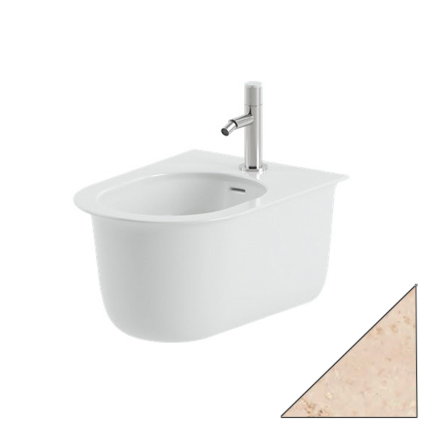 Біде підвісне ArtCeram Chic 38х53,5 см кераміка травертин CHB001 45;00