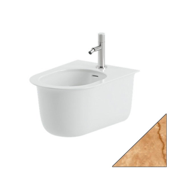 Биде подвесное ArtCeram Chic 38х53,5 см керамика оникс CHB001 46;00