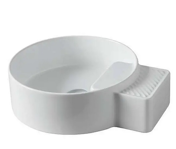 Раковина для ванной ArtCeram Cartesio 44х36 см без отверстий под смеситель керамика белый матовый CAL004 05;99