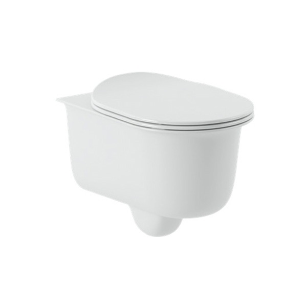 Унітаз підвісний ArtCeram Chic безободковий 38х53 см кераміка білий CHV001 01;00